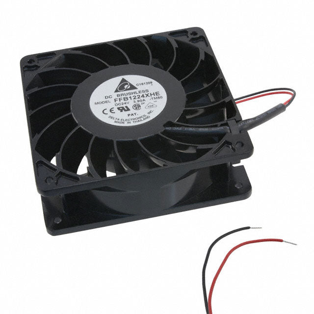 FFB1224XHE-TM50 by Delta Electronics - FAN AXIAL 120X38MM 24VDC WIRE