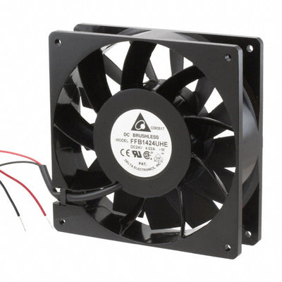 FFB1424UHE-M by Delta Electronics - FAN AXIAL 139.7X38MM 24VDC WIRE