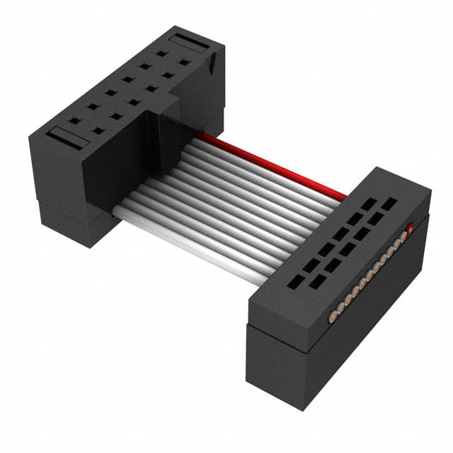 FFSD-06-D-25.00-01-F-N-R by Samtec Inc. - .050 X .050 C.L. FEMALE IDC ASSE