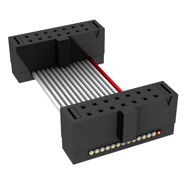 FFSD-07-D-02.80-01-N by Samtec Inc. - .050 X .050 C.L. FEMALE IDC ASSE