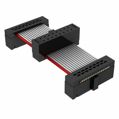 FFSD-08-D-08.00-01-N-D02-M by Samtec Inc. - .050 X .050 C.L. FEMALE IDC ASSE