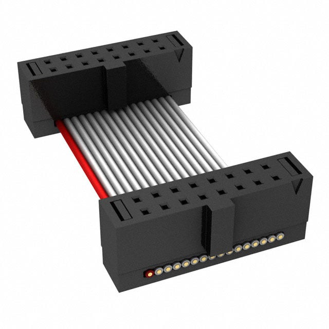 FFSD-08-D-02.01-01-N-RW by Samtec Inc. - .050 X .050 C.L. FEMALE IDC ASSE