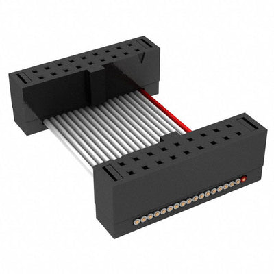 FFSD-09-D-02.00-01-F-N-RN2 by Samtec Inc. - .050 X .050 C.L. FEMALE IDC ASSE