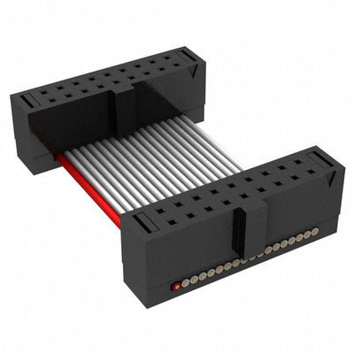 FFSD-09-D-20.00-01-N-RW by Samtec Inc. - .050 X .050 C.L. FEMALE IDC ASSE