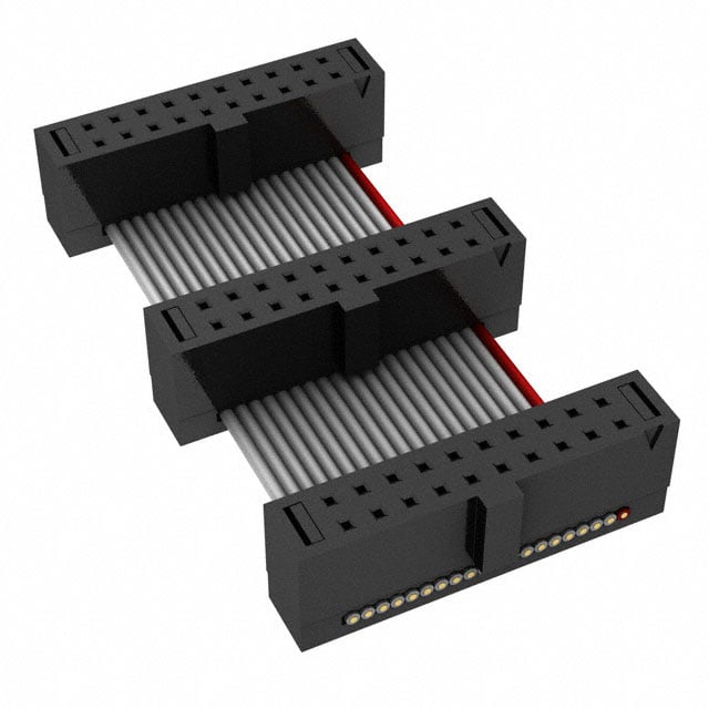 FFSD-10-D-03.00-01-F-N-D02 by Samtec Inc. - .050 X .050 C.L. FEMALE IDC ASSE