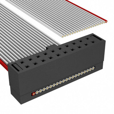 FFSD-10-S-12.00-01-N by Samtec Inc. - CABLE ASSM .05"" 20PS SGL END 12