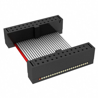 FFSD-12-D-25.79-01-N-RW by Samtec Inc. - .050 X .050 C.L. FEMALE IDC ASSE
