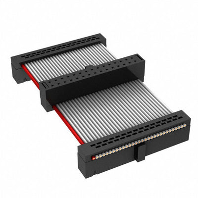 FFSD-15-D-04.00-01-N-D02-M by Samtec Inc. - .050 X .050 C.L. FEMALE IDC ASSE