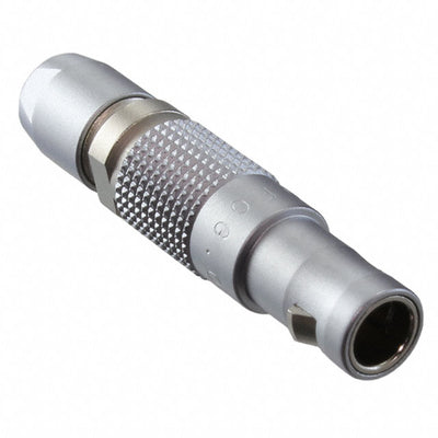 FGG.00.303.CLAD35 by LEMO - CONNECTOR PLUG MALE 3P GOLD SLDR CUP