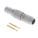 FGG.0B.302.CYCD56 by LEMO - CONNECTOR PLUG MALE 2POS GOLD CRIMP