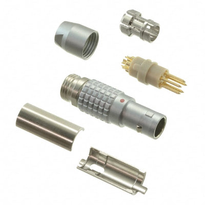 FGG.0B.305.CLAD31 by LEMO - CONNECTOR PLUG MALE 5P GOLD SLDR CUP