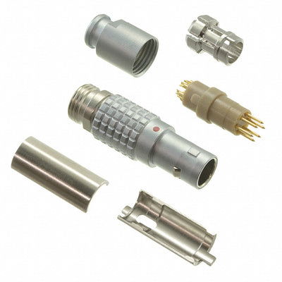 FGG.0B.306.CLAD42Z by LEMO - CONNECTOR PLUG MALE 6P GOLD SLDR CUP
