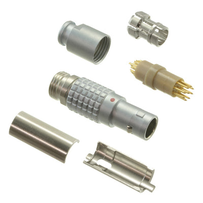 FGG.0B.309.CLAD56Z by LEMO - CONNECTOR PLUG MALE 9P GOLD SLDR CUP