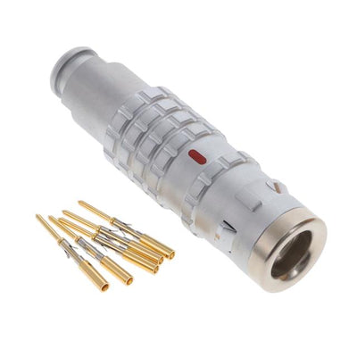 FGG.0K.305.CYCC50Z by LEMO - CONNECTOR PLUG MALE 5POS GOLD CRIMP