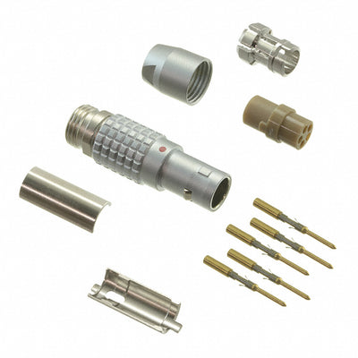 FGG.1B.305.CYCD62 by LEMO - CONNECTOR PLUG MALE 5POS GOLD CRIMP