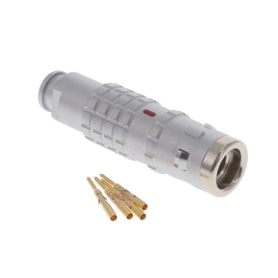 FGG.1K.304.CYCC60Z by LEMO - CONNECTOR PLUG MALE 4POS GOLD CRIMP
