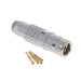 FGG.1K.304.CYCC60Z by LEMO - CONNECTOR PLUG MALE 4POS GOLD CRIMP