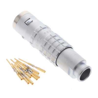 FGG.1K.308.CYCC55Z by LEMO - CONNECTOR PLUG MALE 8POS GOLD CRIMP