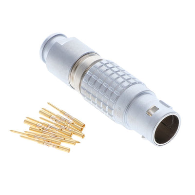 FGG.2B.310.CYCD62Z by LEMO - CONNECTOR PLUG MALE 10POS GOLD CRIMP