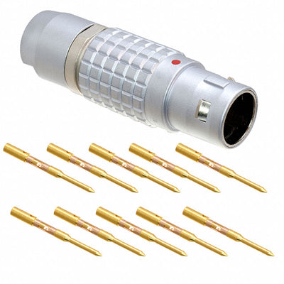 FGG.2B.310.CYCZ by LEMO - CONNECTOR PLUG MALE 10POS GOLD CRIMP