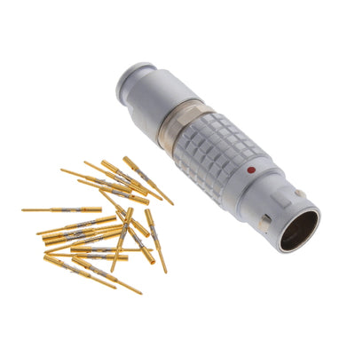 FGG.2B.319.CYCD62Z by LEMO - CONNECTOR PLUG MALE 19POS GOLD CRIMP