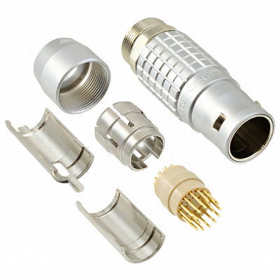 FGG.3B.322.CLAD10 by LEMO - CONNECTOR PLUG MALE 22P GOLD SLDR CUP