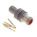 FGN.0F.304.XLC by LEMO - CONNECTOR PLUG MALE 4POS GOLD CRIMP