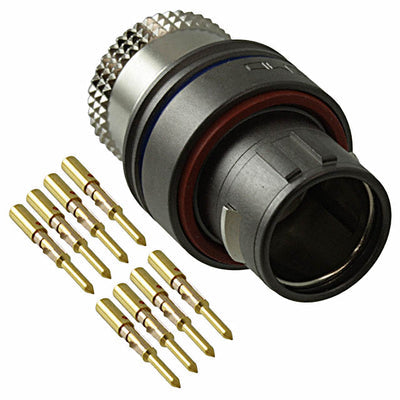 FGN.2F.308.XLC by LEMO - CONNECTOR PLUG MALE 8POS GOLD CRIMP