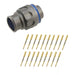 FGN.2M.319.XLCT by LEMO - CONNECTOR PLUG MALE 19POS GOLD CRIMP