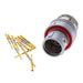 FGP.2F.312.CLC by LEMO - CONNECTOR PLUG MALE 12POS GOLD CRIMP