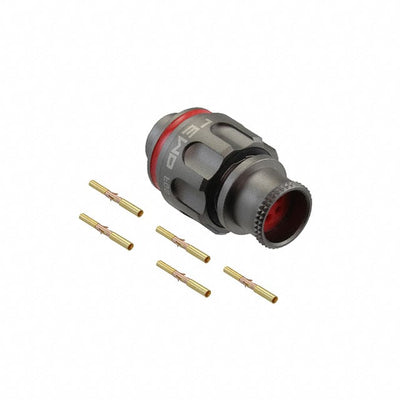 FGS.1M.305.XLMT by LEMO - CONNECTOR PLUG FMALE 5POS GOLD CRIMP