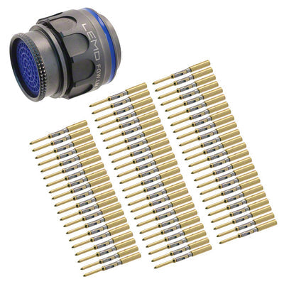 FGW.LM.368.XLCT by LEMO - CONNECTOR PLUG MALE 68POS GOLD CRIMP