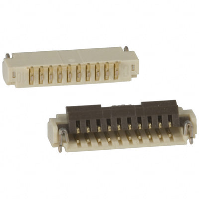 FH33-10S-0.5SH(10) by Hirose Electric Co Ltd - CONNECTOR FFC BOTTOM 10POS 0.5MM R/A