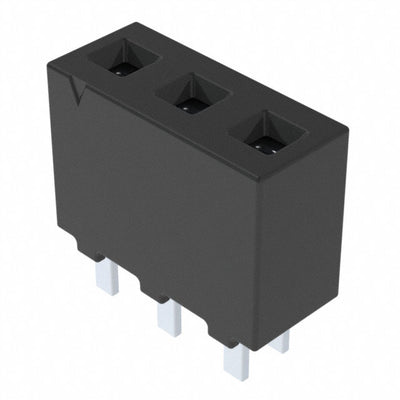 FHP-03-01-T-S by Samtec Inc. - CONNECTOR RECPT 3POS 0.156 TIN PCB