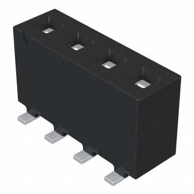 FHP-04-02-T-S by Samtec Inc. - CONNECTOR RECPT 4POS 0.156 TIN SMD