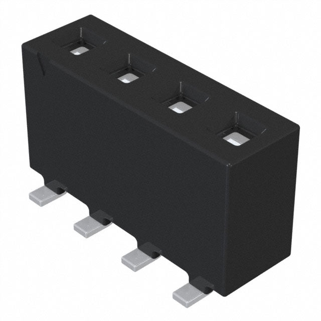 FHP-04-02-T-S by Samtec Inc. - CONNECTOR RECPT 4POS 0.156 TIN SMD