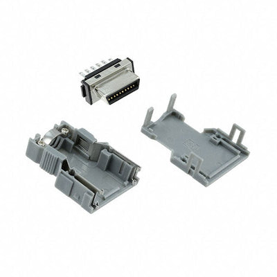FI40B-20S-CV5(50) by Hirose Electric Co Ltd - CONNECTOR VHDCI RCPT 20P STR SLD EYEL