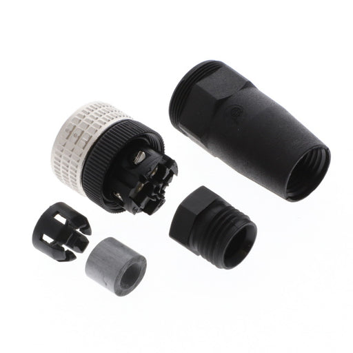 FIC-M12F4 by Banner Engineering Corporation - CONNECTOR PLUG FMALE 4P WIRE LEADS