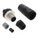 FIC-M12M5 by Banner Engineering Corporation - CONNECTOR RECPT MALE 5P WIRE LEADS