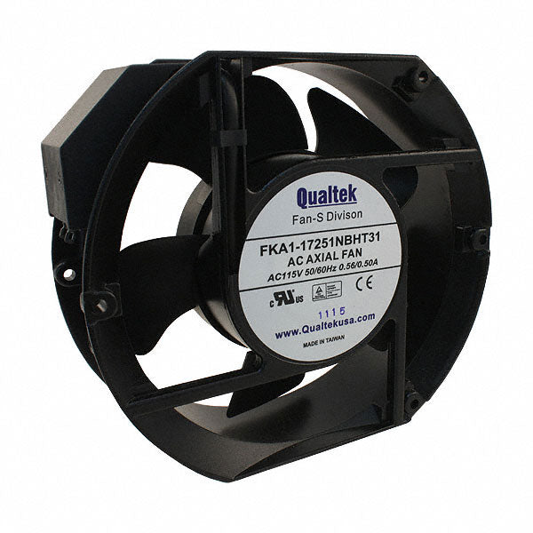 FKA1-17251NBHT31 by Qualtek - FAN AXIAL 172X50.8MM 115VAC TERM