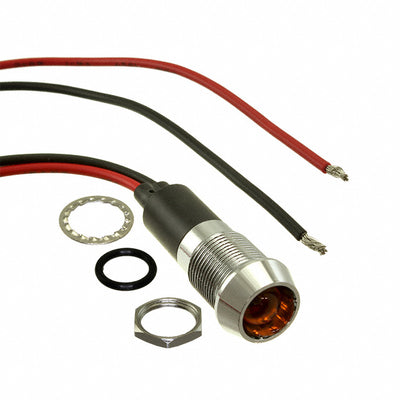 FL1M-12CW-1-Y2V by Mallory Sonalert Products Inc. - LED YEL 12MM NUT 2VAC/DC STK