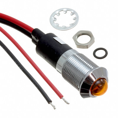 FL1M-12SW-1-Y12V by Mallory Sonalert Products Inc. - LED YEL 12MM NUT 12VAC/DC STK