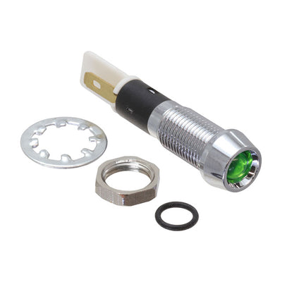 FL1M-8CJ-2-G24V by Mallory Sonalert Products Inc. - LED GRN 8MM NUT 24VAC/DC STK