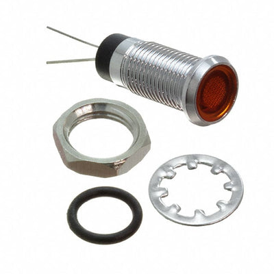 FL1M-8FJ-2-Y110V by Mallory Sonalert Products Inc. - LED YEL 8MM NUT 110VAC/DC UL STK