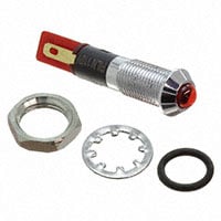 FL1M-8SJ-2-R110V by Mallory Sonalert Products Inc. - LED RED 8MM NUT 110VAC/DC STK