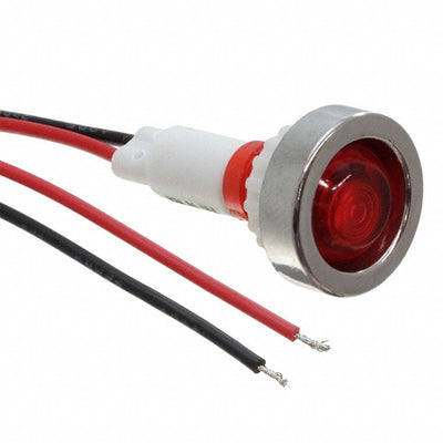 FL1P-10NW-1-R110V by Mallory Sonalert Products Inc. - LED RED 10MM NUT 110VAC/DC STK