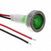 FL1P-10NW-1-G12V by Mallory Sonalert Products Inc. - LED GRN 10MM NUT 12VAC/DC STK