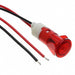 FL1P-12QW-1-R110V by Mallory Sonalert Products Inc. - LED RED 12MM SNAP 110VAC/DC STK