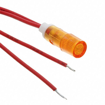 FL1P-6QW-1-Y2V by Mallory Sonalert Products Inc. - LED YEL 6MM SNAP 2VAC/DC STK