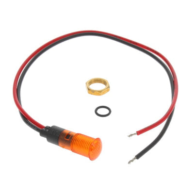FL1P-8NW-1-Y2V by Mallory Sonalert Products Inc. - LED YEL 8MM NUT 2VAC/DC STK